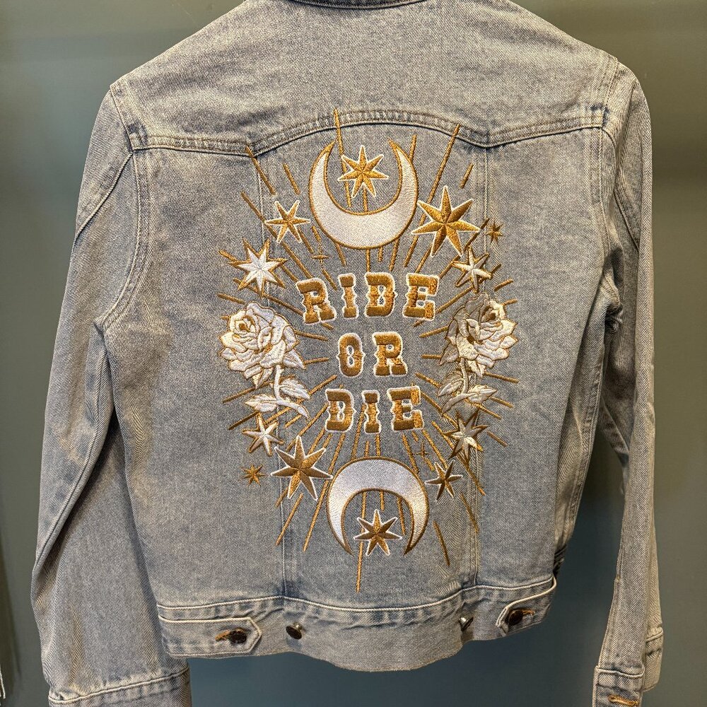 Rue De Seine Ride Or Die Denim Jacket